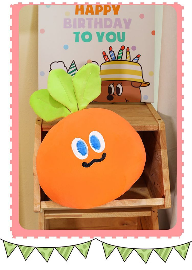 Mayday Carrot-Sized Plush Doll - Cute Decorative Figurine, Birthday Gift