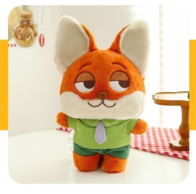 Zootopia Nick Wilde & Judy Hopps Plush Toys - Cute Stuffed Animals for Birthday