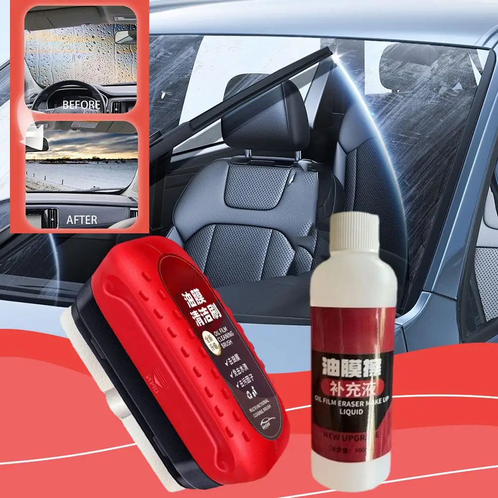 Car Glass Cleaner Brush For Car Windshield Oil Film Cleaner 999