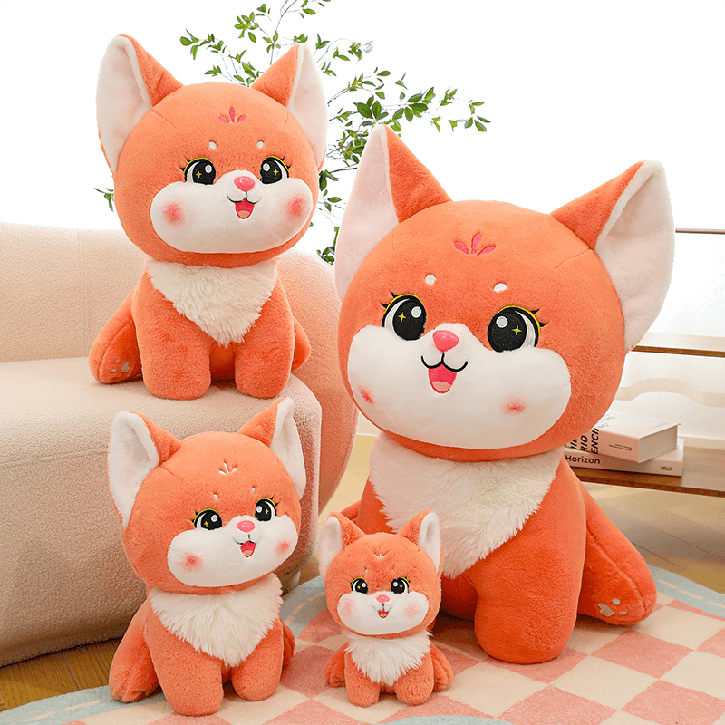 Cute Fox Plush Toys Stuffed Animals Birthday Gift