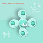 Cartoon Car Windows Sucker Spinning Spinner Toy