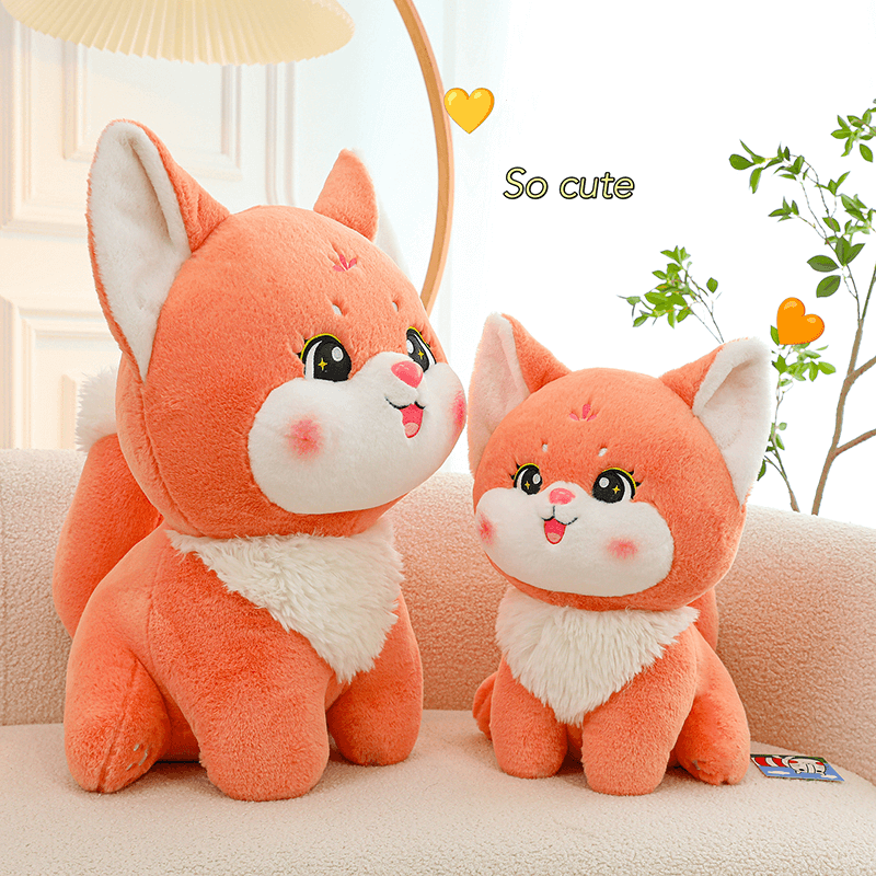 Cute Fox Plush Toys Stuffed Animals Birthday Gift