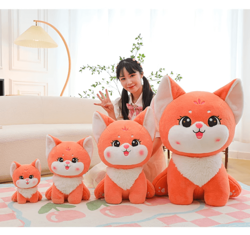 Cute Fox Plush Toys Stuffed Animals Birthday Gift