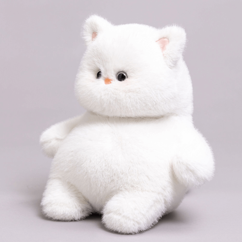 Fluffy Baby White Cat Doll Plush Toy
