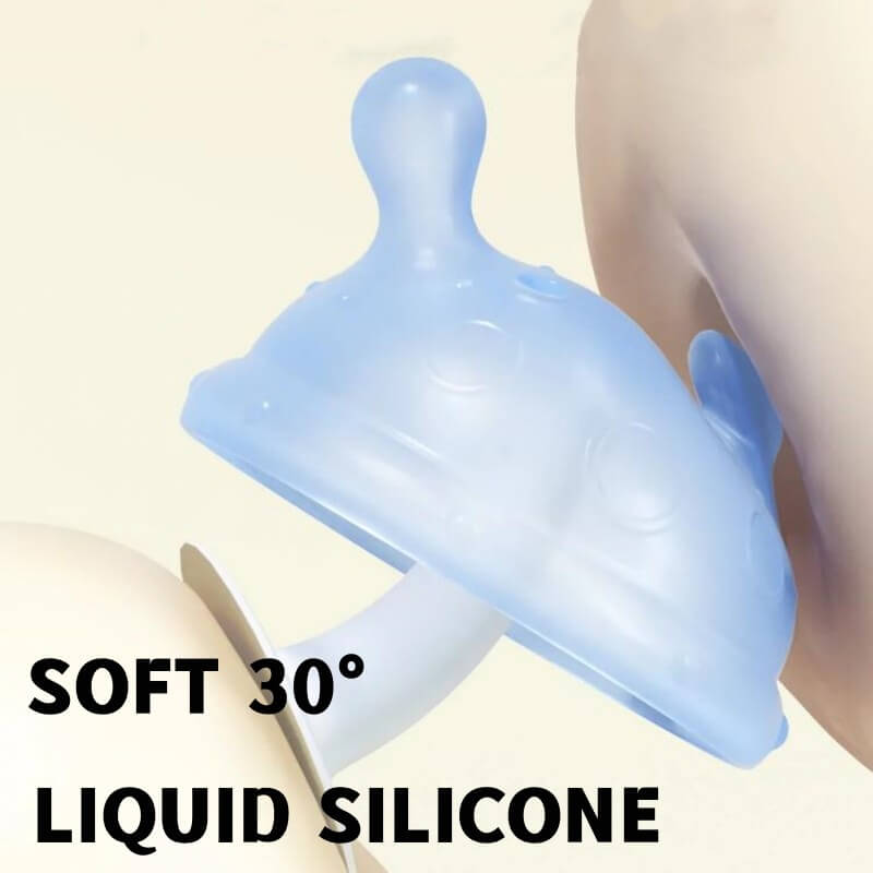 Simulated touch Baby Tooth Glue Silicone Mushroom Molar Stick