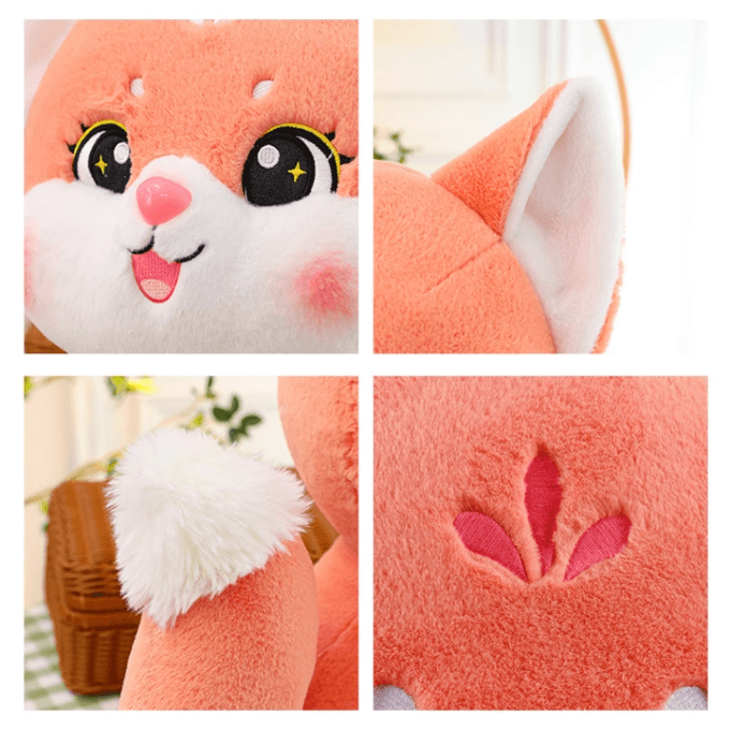 Cute Fox Plush Toys Stuffed Animals Birthday Gift