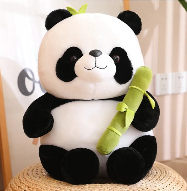 Panda In A Bamboo Plush