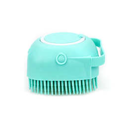 Pet Dog Massage Shampoo Brush Cat Comb Grooming Scrubber Brush for Bathing Short Hair Soft Silicone Brushes Cleaning Accessories