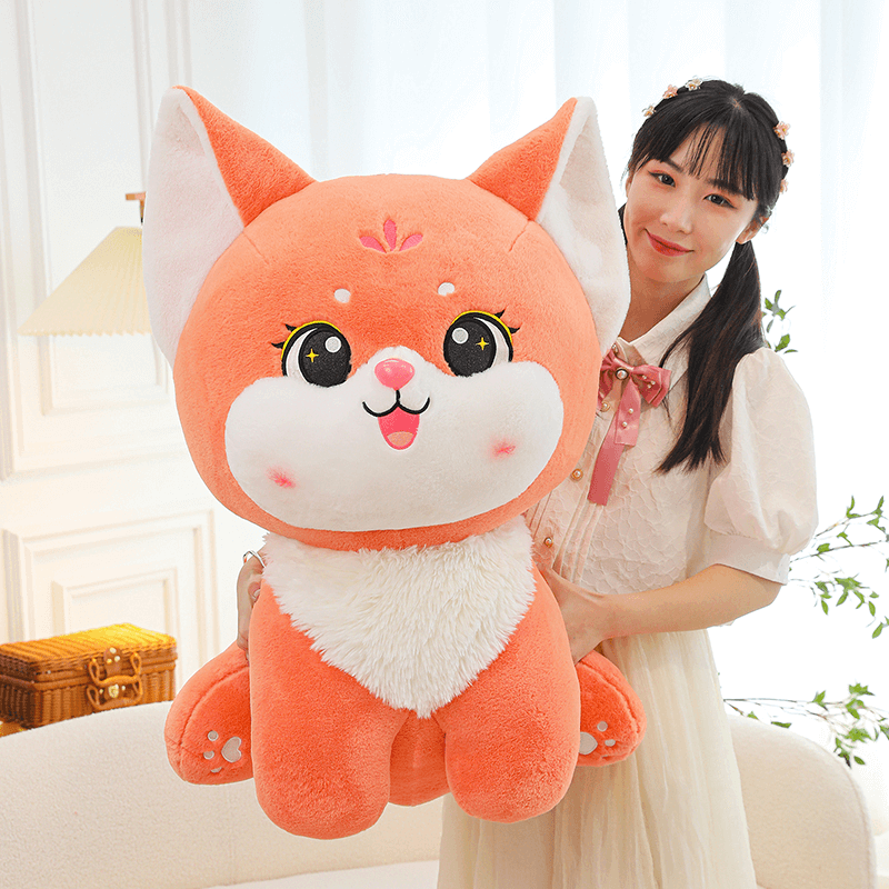 Cute Fox Plush Toys Stuffed Animals Birthday Gift