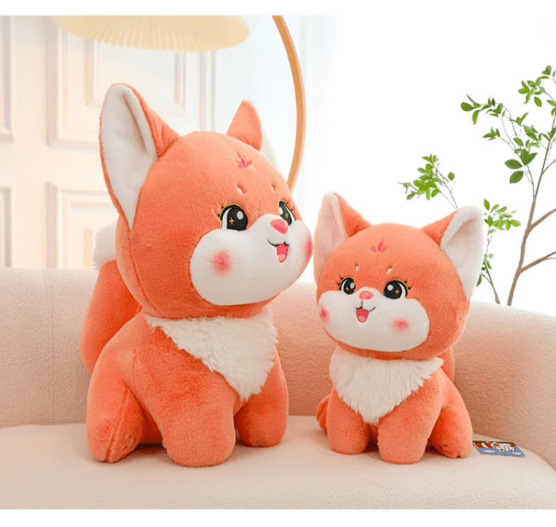 Cute Fox Plush Toys Stuffed Animals Birthday Gift