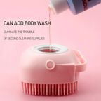 Pet Dog Massage Shampoo Brush Cat Comb Grooming Scrubber Brush for Bathing Short Hair Soft Silicone Brushes Cleaning Accessories