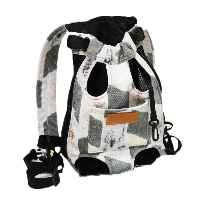 Pet Backpack Carrier For Cat Dogs Front Travel Carrying Breathable Portable Four-legged Bag