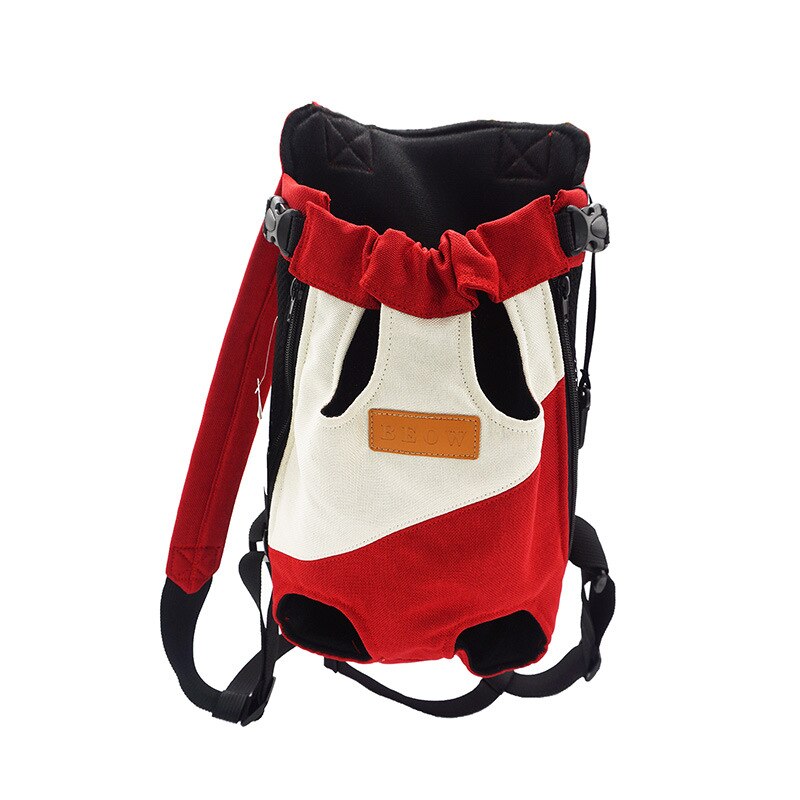 Pet Backpack Carrier For Cat Dogs Front Travel Carrying Breathable Portable Four-legged Bag