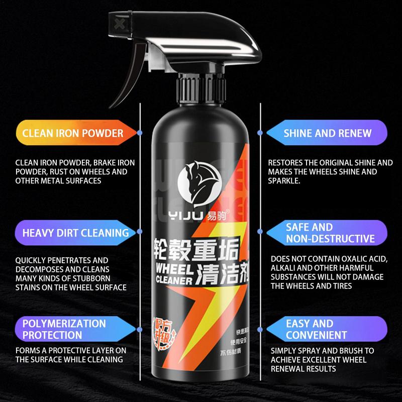 Auto Rim Cleaner Set Multipurpose Cleaning Super Rust Dust Remover Spray