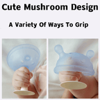 Simulated touch Baby Tooth Glue Silicone Mushroom Molar Stick