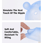 Simulated touch Baby Tooth Glue Silicone Mushroom Molar Stick