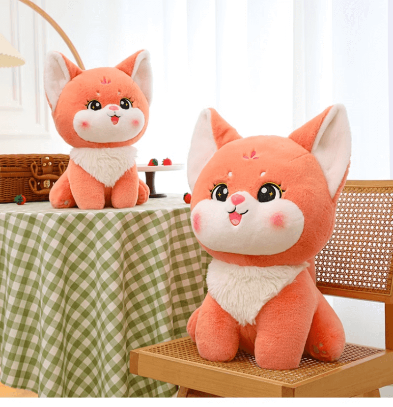 Cute Fox Plush Toys Stuffed Animals Birthday Gift