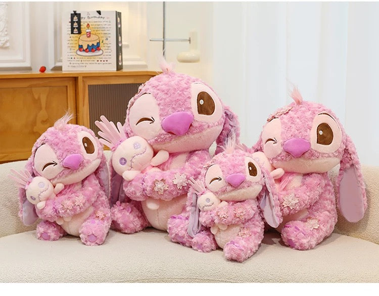 Cherry Blossom Pink Cute Plush Toy Super Soft Sleeping Cuddle Doll Birthday Friend Gift
