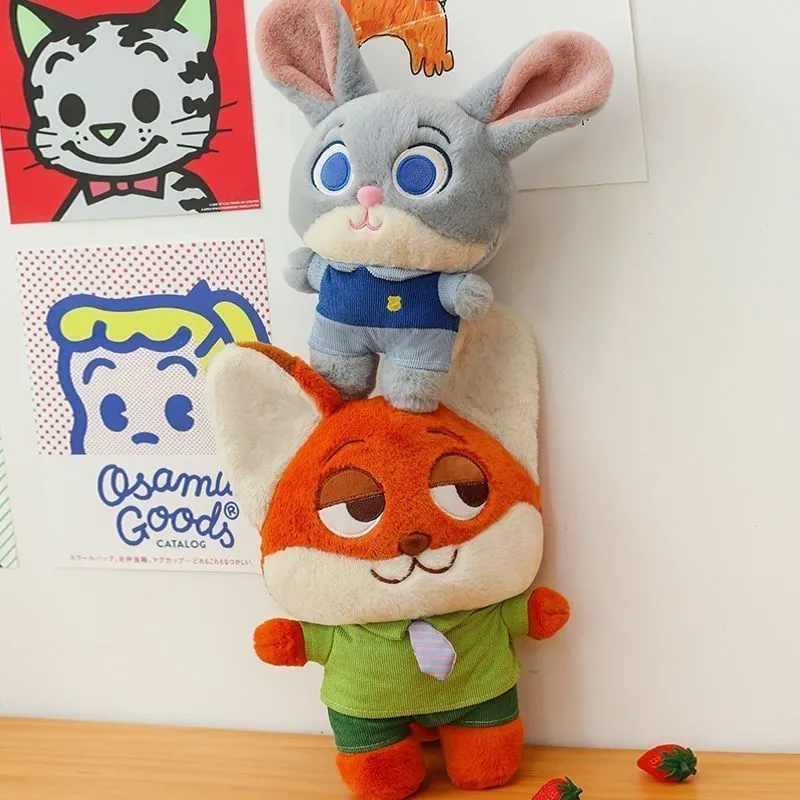 Zootopia Nick Wilde & Judy Hopps Plush Toys - Cute Stuffed Animals for Birthday