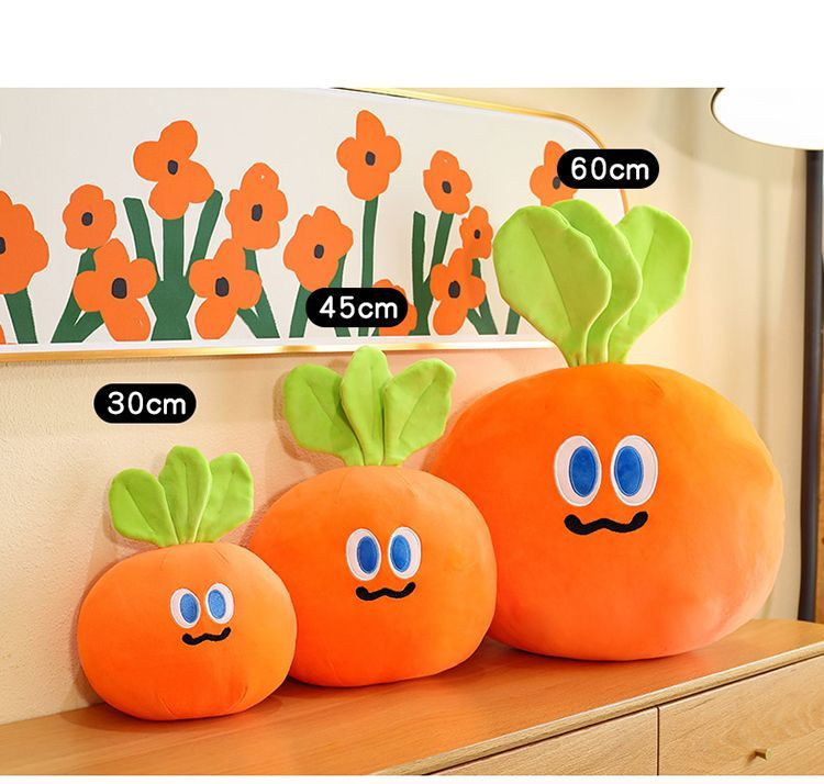 Mayday Carrot-Sized Plush Doll - Cute Decorative Figurine, Birthday Gift