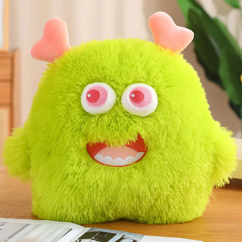 Big Mouth Monster Plush Cushion - Cute Sausage-Lip Stuffed Toy, Companion Gift