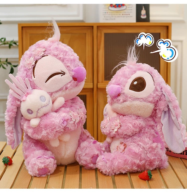 Cherry Blossom Pink Cute Plush Toy Super Soft Sleeping Cuddle Doll Birthday Friend Gift