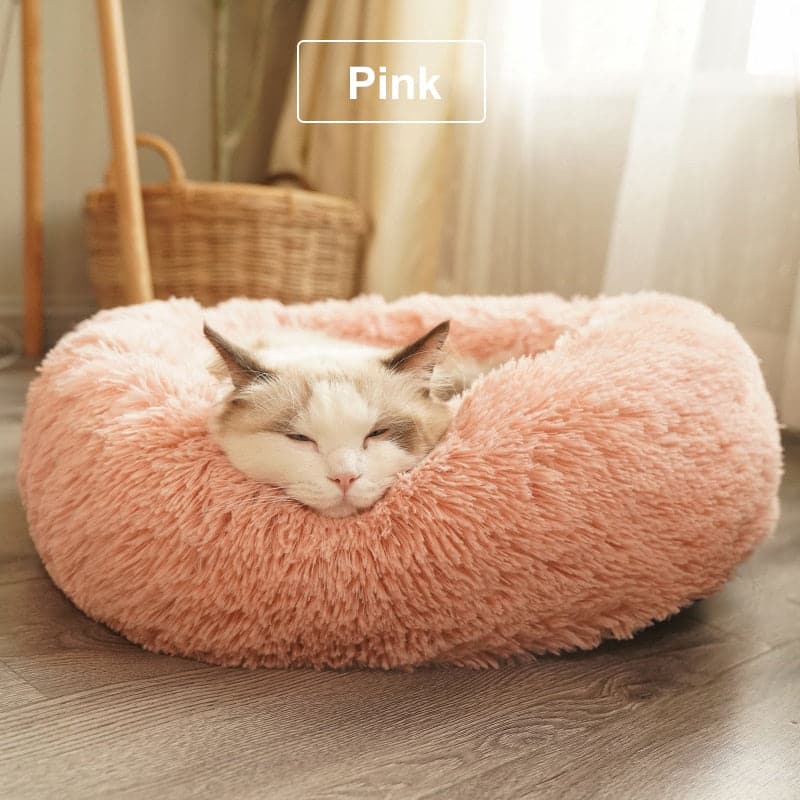 Soft Plush Cat Bed Mat Pet Warm Basket Cushion Cats House Sofa Dog Pillow Lounger Kennel Accessories Products Beds For Cat