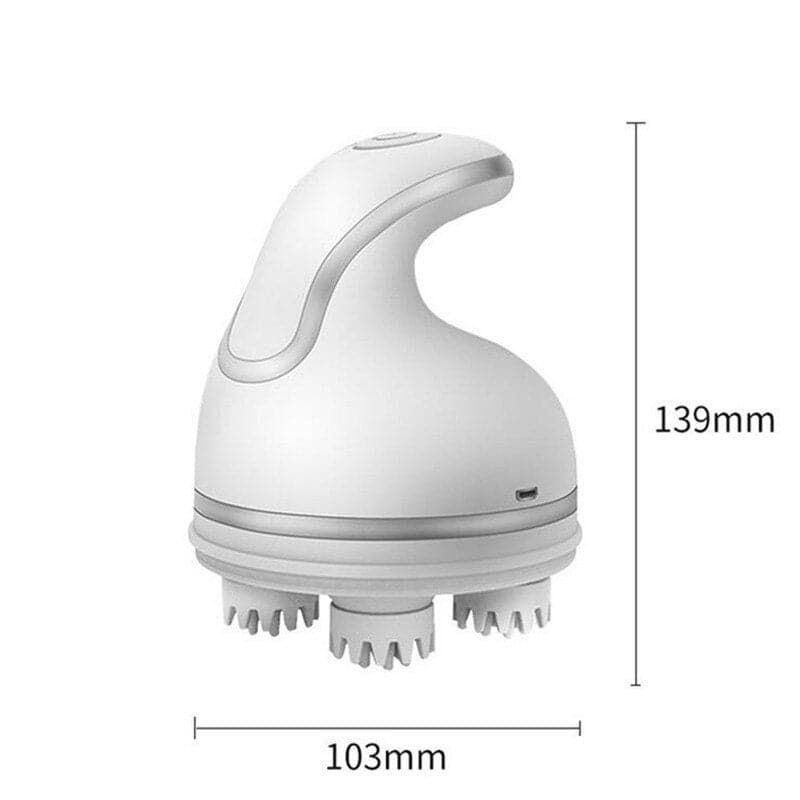 Pet Cat Dog 3D Head Massager Vibrating USB Wireless Waterproof Scalp Massager Promote Head Blood Circulation Health Care Tools