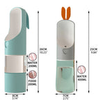 Portable Pet Dog Water Bottle Feeding Small Big Travel Puppy Cat Cute Drinking Bowl Outdoor Fountain Feeder Supplies