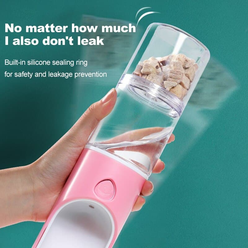 Portable Pet Dog Water Bottle Feeding Small Big Travel Puppy Cat Cute Drinking Bowl Outdoor Fountain Feeder Supplies