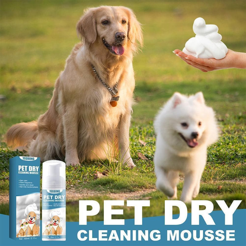 60ml Pet Cleaning Shampoo Dog Shower Gel Cleaning Foam Cat Puppy Bath Cleaning Gel