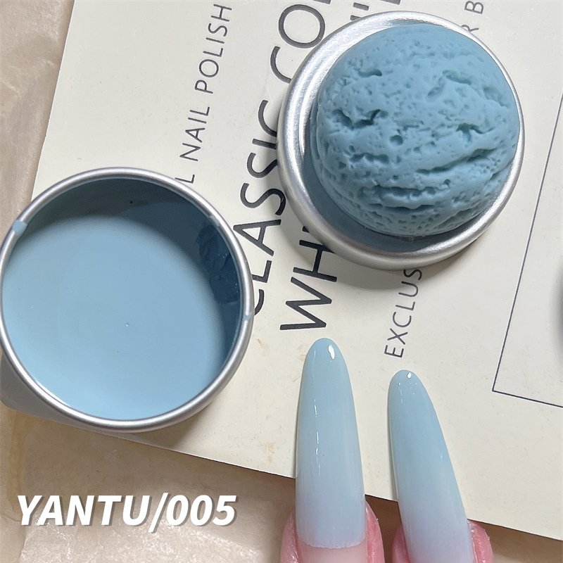 Ice Cream 26 Color Nail Polish Glue Solid Can Glue Flower Path Strawberry Latte Macarone Color