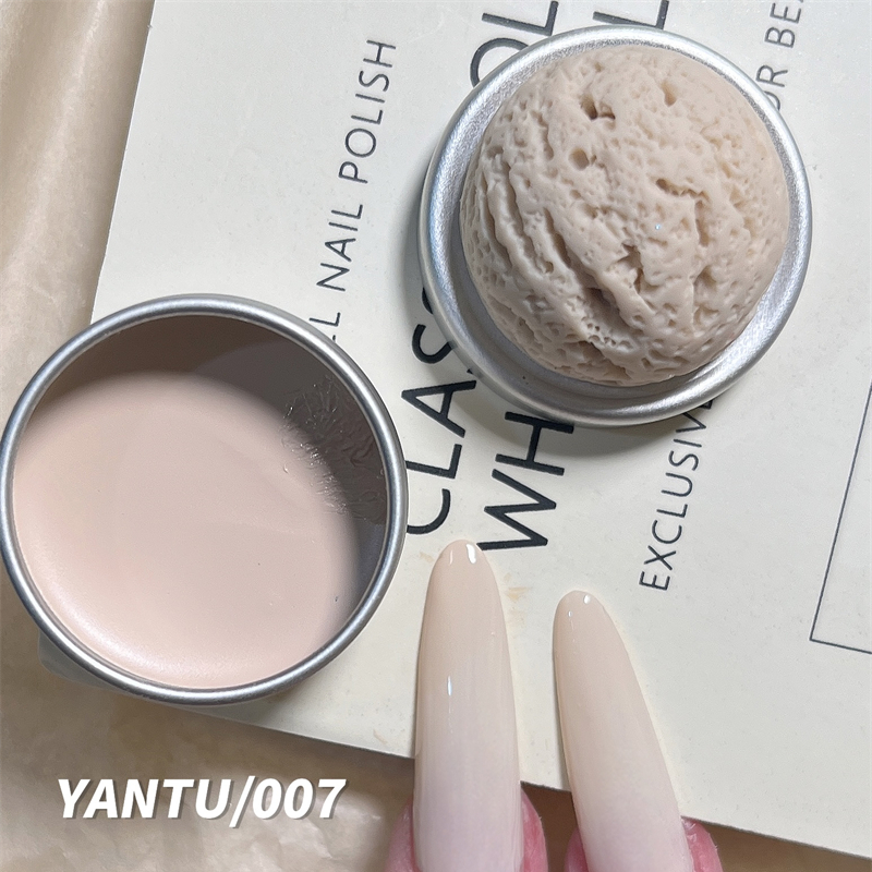 Ice Cream 26 Color Nail Polish Glue Solid Can Glue Flower Path Strawberry Latte Macarone Color