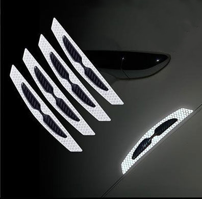 Car Reflective Sticker Car-styling Rearview Mirror Sticker Safety Warning Reflective Sticker Car Strip Stickers Exterior