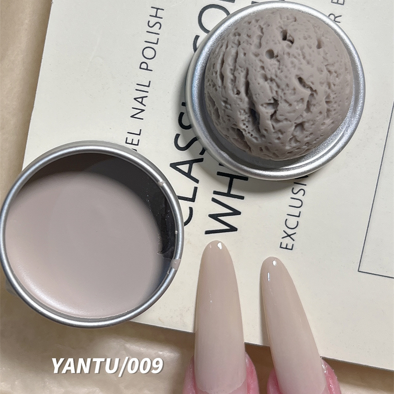 Ice Cream 26 Color Nail Polish Glue Solid Can Glue Flower Path Strawberry Latte Macarone Color