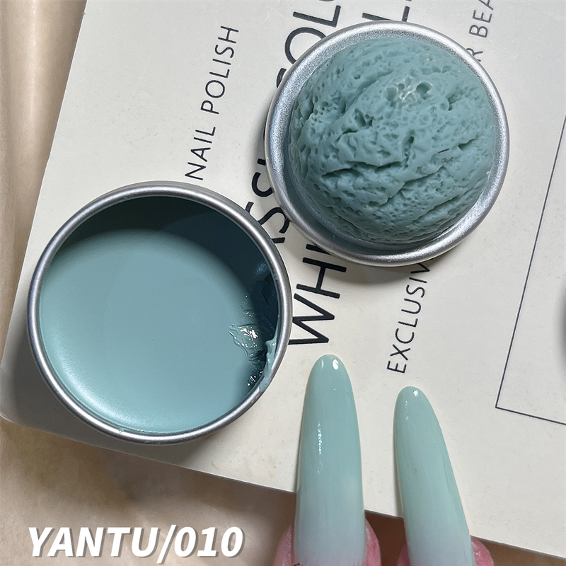 Ice Cream 26 Color Nail Polish Glue Solid Can Glue Flower Path Strawberry Latte Macarone Color