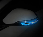 Car Reflective Sticker Car-styling Rearview Mirror Sticker Safety Warning Reflective Sticker Car Strip Stickers Exterior