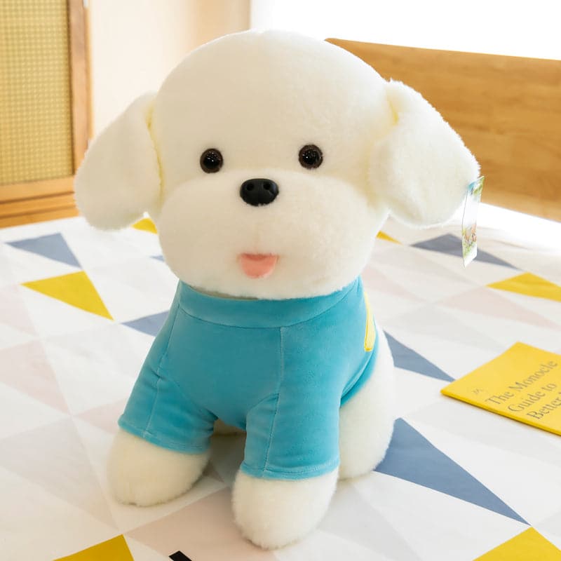 Cute Puppy Doll Plush Toy Sitting Dog Girlfriend Kids Birthday Gift