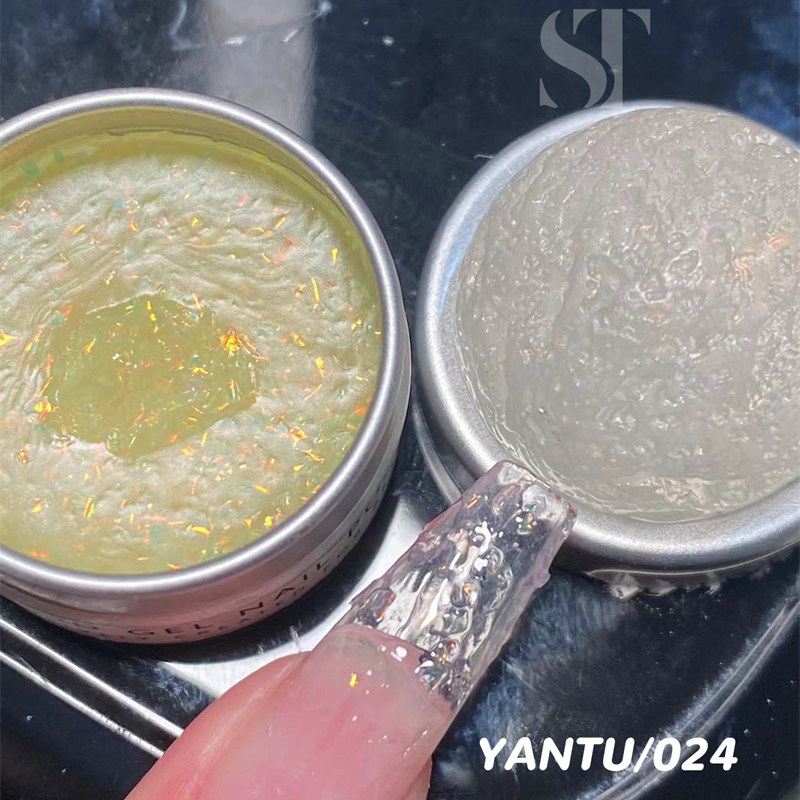26 Color Nail Polish Glue Solid Ice Cream Can Glue Flower Path Strawberry Latte Macarone Color