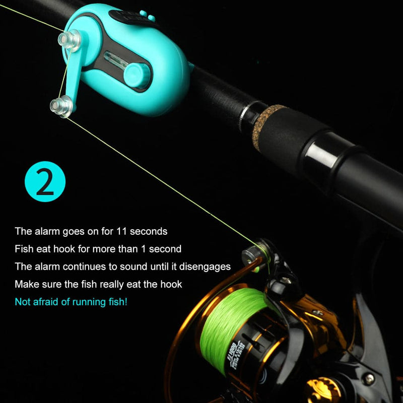 Fishing Fish Bite Alarm Electronic Buzzer Fishing Rod Loud LED Light Indicator LED Light Fish Line Gear Alert Tackle Tools