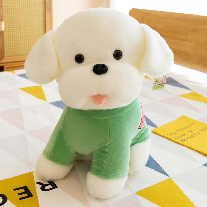 Cute Puppy Doll Plush Toy Sitting Dog Girlfriend Kids Birthday Gift