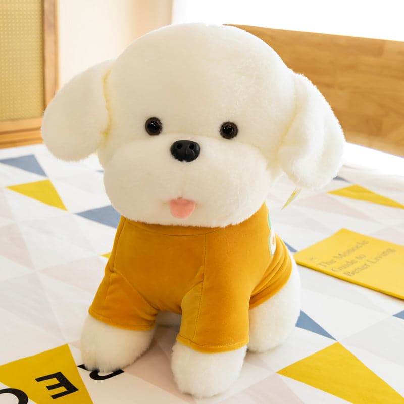 Cute Puppy Doll Plush Toy Sitting Dog Girlfriend Kids Birthday Gift