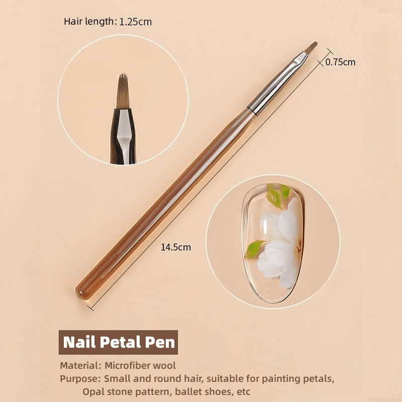 Nail Pen 9 PCS Set Painted Pull Line Dizzy Dye Gradient Brush