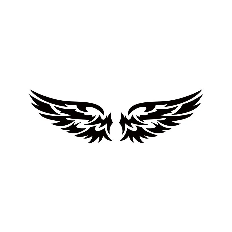 Car Stickers Angel Wings Pattern Outdoor Reflective Car Motorcycle Body Decals Window Scratch Stickers