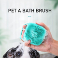 Pet Dog Massage Shampoo Brush Cat Comb Grooming Scrubber Brush for Bathing Short Hair Soft Silicone Brushes Cleaning Accessories