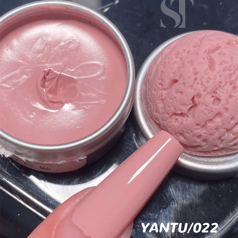 Strawberry Latte 26 Color Nail Polish Glue Solid Cans