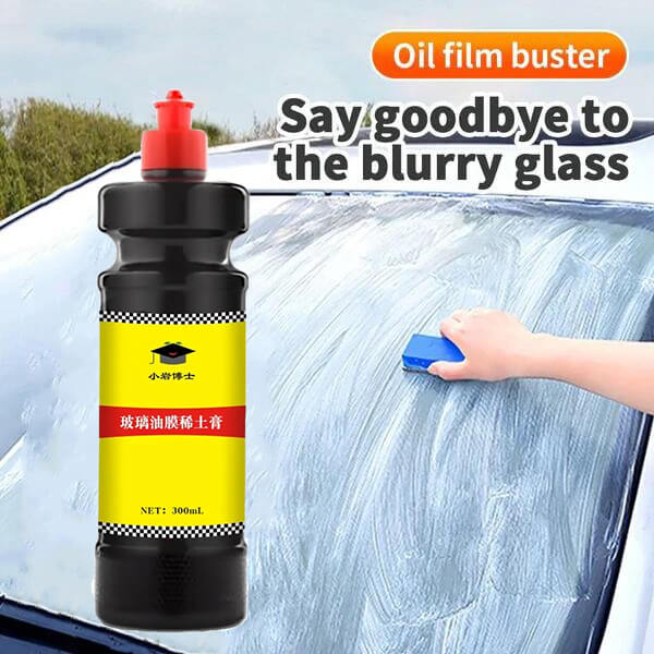 TikTok Auto Car Glass Polishing Glass Oil Film Removing Paste