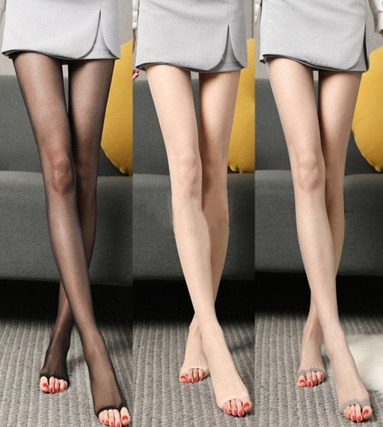 Oversized Fishmouth Stockings Super Thin Open-toe Pantyhose T Crotch Anti-hook Silk Women Socks