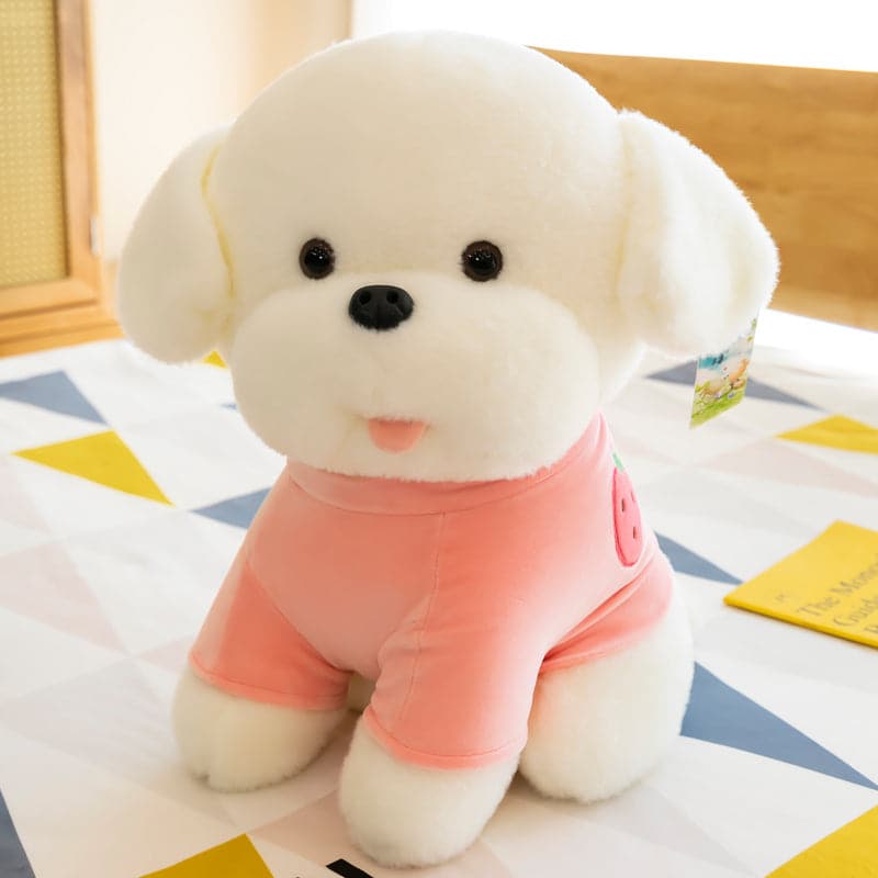 Cute Puppy Doll Plush Toy Sitting Dog Girlfriend Kids Birthday Gift