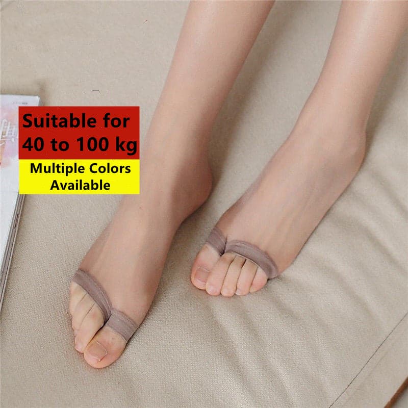 Oversized Fishmouth Stockings Super Thin Open-toe Pantyhose T Crotch Anti-hook Silk Women Socks